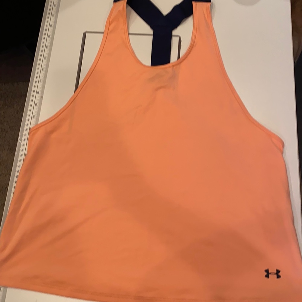 COPY - Peach and blue under armor tank